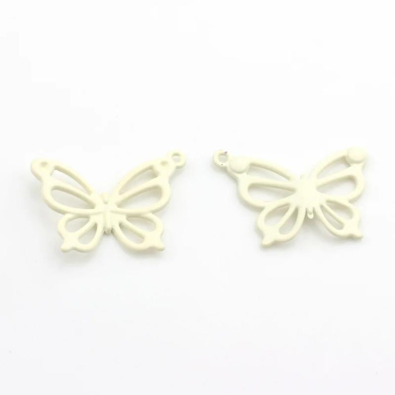 10pcs Hollow Butterfly Pendant DIY Earring Bracelet Necklace Fittings