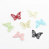 10pcs Hollow Butterfly Pendant DIY Earring Bracelet Necklace Fittings