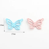 10pcs Hollow Butterfly Pendant DIY Earring Bracelet Necklace Fittings
