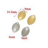 20pcs Stainless Steel Pendant Base Charms for Diy Necklace Earrings