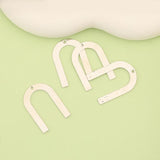 10Pcs Bumpy U Shape Charms Jewelry Accessories Brass Parts DIY Making