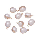 2Pcs Freshwater Cultured Pearl Charms for Jewelry Making