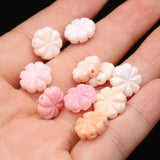 2pcs Freshwater Shells Loose Beads Crafts DIY Jewelry 12x12mm