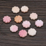 2pcs Freshwater Shells Loose Beads Crafts DIY Jewelry 12x12mm
