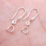 10X 925 Silver/Gold Earrings Hooks DIY Jewelry Making Supplies