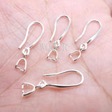 10X 925 Silver/Gold Earrings Hooks DIY Jewelry Making Supplies