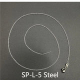 2PCS Cross Chains Stainless Steel Necklace Chain