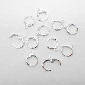 20PCS Plated Earring Hook Earwires DIY Making Accessories