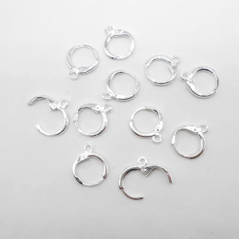 20PCS Plated Earring Hook Earwires DIY Making Accessories