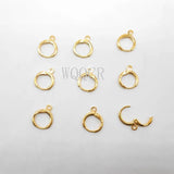 20PCS Plated Earring Hook Earwires DIY Making Accessories