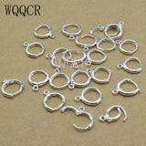 10 PCS 925 Silver Lever Back Ear DIY Earrings 13MM Hoop Settings