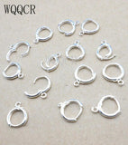 10 PCS 925 Silver Lever Back Ear DIY Earrings 13MM Hoop Settings