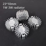 5PCS 23*10mm 1W 3W LED Heat Sink Radiator for Chip Cooling