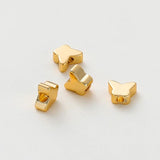 20Pcs Butterfly Spacer Beads 14K/18K 5x6mm Silver Plated DIY Jewelry Making