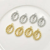 14K Hollow Flower Pendant for Jewelry DIY
