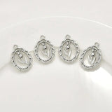 14K Hollow Flower Pendant for Jewelry DIY