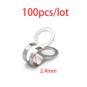 Stainless Steel Ball Chain Big Bead Clasp DIY Necklace Bracelet