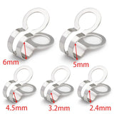 Stainless Steel Ball Chain Big Bead Clasp DIY Necklace Bracelet