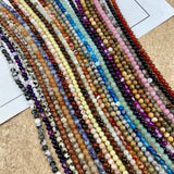 4mm Jade Crystal Loose Beads Natural Gem Round Beads Agate Beads