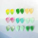 Czech Glass Leaves DIY Earrings Jewelry Accessories Material