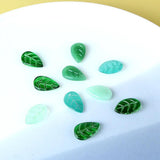 Czech Glass Leaves DIY Earrings Jewelry Accessories Material