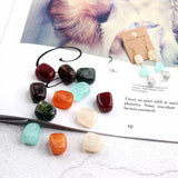 Natural Stone Beads Ball Earring Bracelet Pendant Components 10pcs