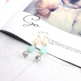 Natural Stone Beads Ball Earring Bracelet Pendant Components 10pcs