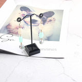 Natural Stone Beads Ball Earring Bracelet Pendant Components 10pcs