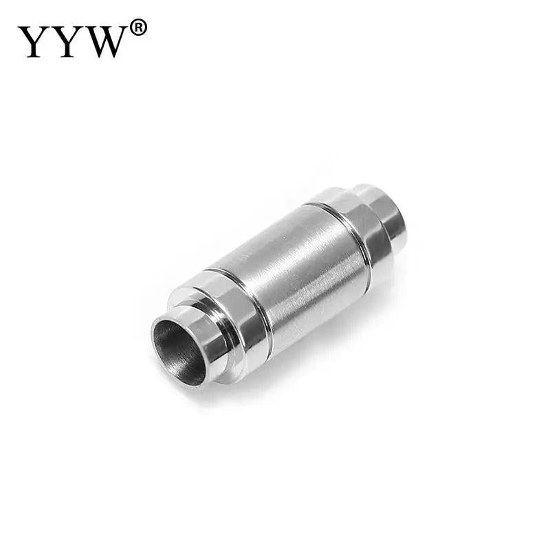 2pcs Stainless Steel Magnetic Clasps 6mm For Leather Cord Bracelet