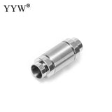 2pcs Stainless Steel Magnetic Clasps 6mm For Leather Cord Bracelet