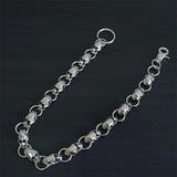 Vintage Skull Charm Wallet Chain Punk Jewelry