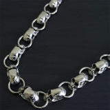 Vintage Skull Charm Wallet Chain Punk Jewelry