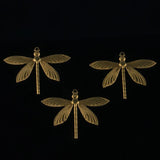 52.1*64.5mm Brass Hanging Dragonfly Charm Pendant for DIY Jewelry
