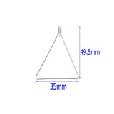 10Pcs Stainless Steel Geometric Earring Hooks DIY Jewelry Making