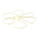 10Pcs Stainless Steel Geometric Earring Hooks DIY Jewelry Making
