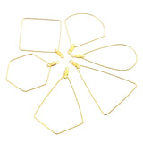 10Pcs Stainless Steel Geometric Earring Hooks DIY Jewelry Making