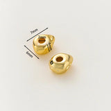 10Pcs Spacer Beads 14K/18K Plated Big Hole for DIY Bracelet Necklace