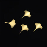 Brass Fan-Shaped Jewelry Accessory Charm for Necklaces Earrings Pendants