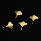 Brass Fan-Shaped Jewelry Accessory Charm for Necklaces Earrings Pendants