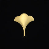 Brass Fan-Shaped Jewelry Accessory Charm for Necklaces Earrings Pendants