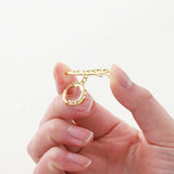 18K Plated Brass Feather T Toggle Clasps for Jewelry Making