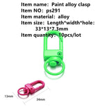 10pcs Key Clasp Spring Alloy Clasp For Jewelry Making