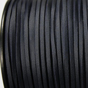 10 Yards 3mm Navy Patent Faux Suede Leather Cord DIY Bracelet Jewelry Making