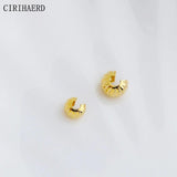 DIY Jewelry Accessories 14K Plated Clip Clasps Open Crimp Beads Caps Buckle