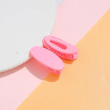 20 PCS Rainbow Candy Hairpin Resin Oval Side Clip Children's Frosted Clip