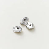10Pcs 6-8mm Plated Brass Irregular Spacer Beads for DIY Jewelry Making