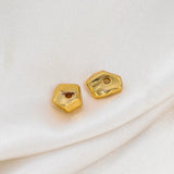 10Pcs 6-8mm Plated Brass Irregular Spacer Beads for DIY Jewelry Making