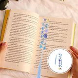 Epoxy Bookmark Tassel Floral Bookmark Portable Dried Flower Bookmark 