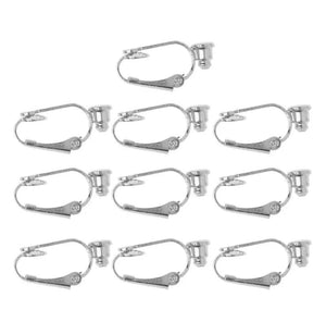 Clip-on Earring Converters for Non-Pierced Ears