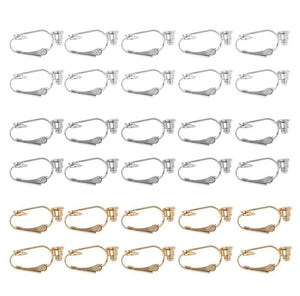 Clip-on Earring Converters for Non-Pierced Ears